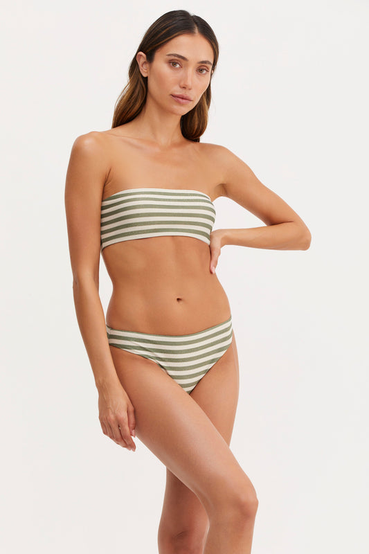 GOLDEN HOUR STRAPLESS BIKINI TOP